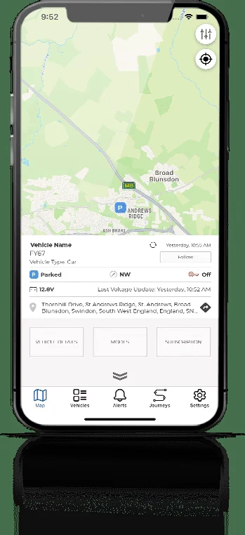 ScorpionTrack app live map